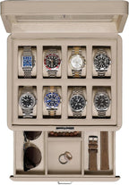 ROTHWELL 8 Slot Leather Watch Box by RothwellSanFrancisco