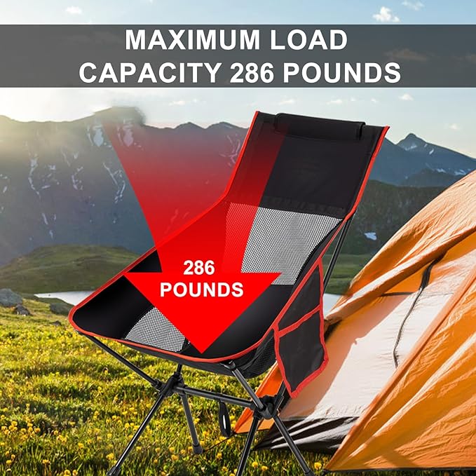 Camping Chairs Portable, Foldable Chair Lightweight, Backpacking Chair - Image 4
