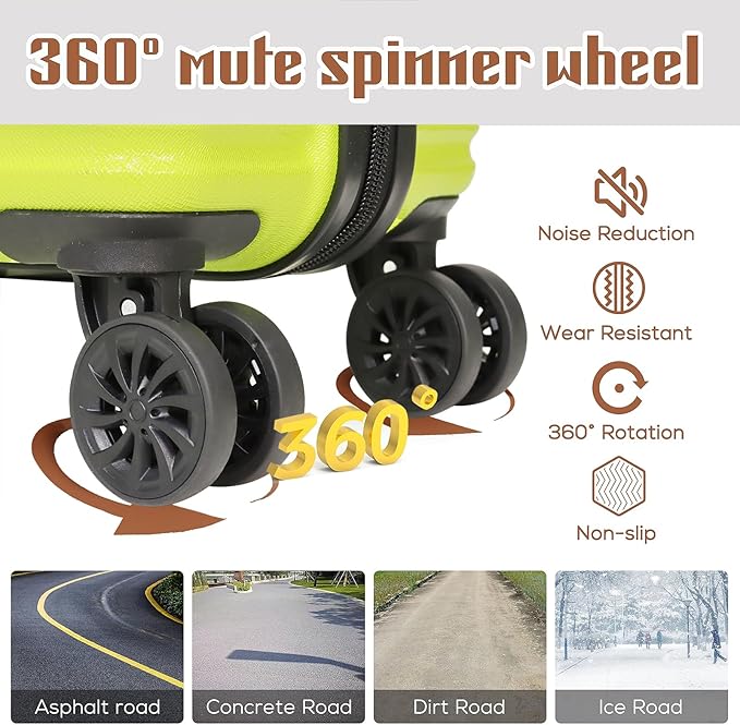 Carry on luggage 20 In suitcase - Image 4
