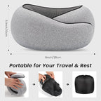 Travel Neck Pillows, 100% Memory Foam Filling, Travel Pillows - Image 2