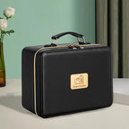 Makeup Bag with LED Mirror & Magnifier, Large Cosmetic Organizer Travel Makeup - Image 7