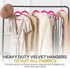 Premium Velvet Hangers 50 Pack Ultra Thin Non Slip Adult Felt Space Saving Suit - Image 6