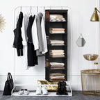 Simple Houseware 6 Shelf Hanging Closet Organizer - Image 5