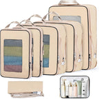 7 Set Compression Packing Cubes Packing Organizer by PFEYRPK
