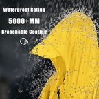 Coralrain Hooded Rain Poncho Lightweight Waterproof Unisex Raincoat Jacket - Image 2