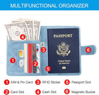 Passport Holders, RFID Blocking Credit Card Holder, PU Leather Vaccine Card - Image 6
