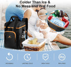 Odoland Cooler Backpack, 30 Cans Insulated Leak-Proof Cooler Bag - Image 7