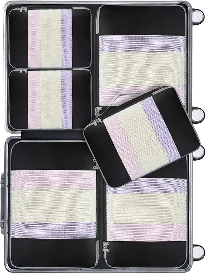 BAGAIL 6 Set/8 Set/10 Set Packing Cubes Various Sizes Packing Organizer - Image 2