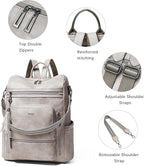 Shrrie Vegan Leather Laptop Backpack - Image 6