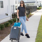 BlueHills Premium Soft Travel Blanket Pillow Airplane Blanket in Soft Bag case - Image 6