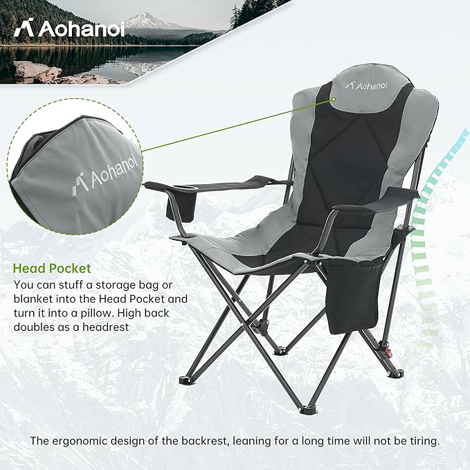 Camping Chairs, Portable Camp Chairs - Image 6