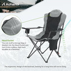Camping Chairs, Portable 2 Pack Camp Chairs - Image 6