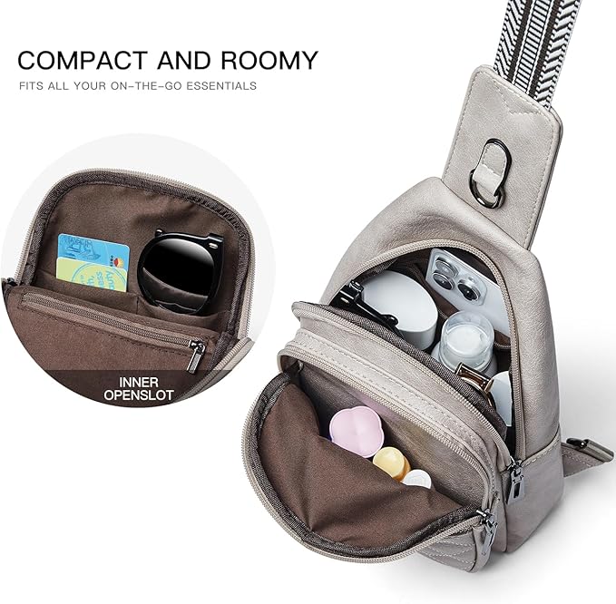 Sling Bag For Women Fanny Pack Crossbody Travel Shoulder Belt Bags Tote - Image 4