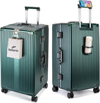 feilario 30in Super Large Captain Aluminum Frame Hardside Spinner Wheels Luggage by feilario