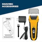 Wahl Lifeproof Lithium Ion Foil Shaver – Waterproof Rechargeable Electric Razor with Precision Trimmer for Men’s Beard Shaving, Trimming, & Grooming with Quick Charge – Model 7061-100