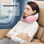 Neck Pillow for Traveling, Travel Pillows for Airplanes, 100% Pure Memory Foam - Image 7