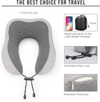 MLVOC Travel Pillow 100% Pure Memory Foam Neck Pillow, Comfortable & Breathable - Image 5