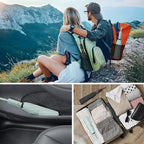 2-Pack Windproof, Waterproof, UV-Blocking Portable Travel Umbrella, Compact Sun - Image 7