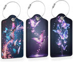 Dream Starlight Butterfly 3 Pack Luggage Tags by Losthll