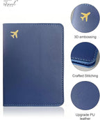 Passport Holder for Travel Essentials, RFID Blocking Passport Cover Case for - Image 5