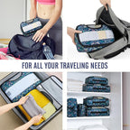 Veken 8 Set Packing Cubes for Travel Essentials, Suitcase Organizer Bags in 4 - Image 7