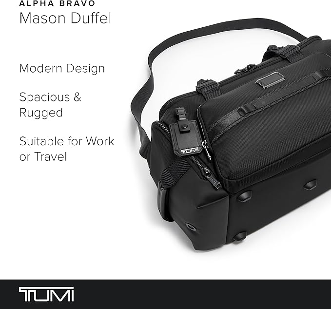 TUMI - Alpha Bravo Mason Duffel - Men's Weekender, Gym and Overnight Travel Bag - Image 2