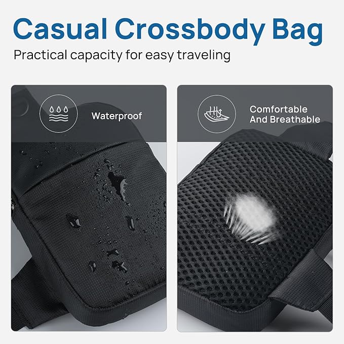 VADOO Mini Sling Bag, Small Crossbody Bag - Image 6