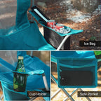 Camping Folding Chair Outdoor Lawn Portable Lightweight Camp Folding Chairs - Image 4