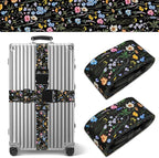 2 Pack Wildflower Luggage Straps by Unknown