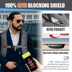 55L Travel Backpack, Carry On Backpack, Expandable 50L - 60L Anti-Theft TSA - Image 3