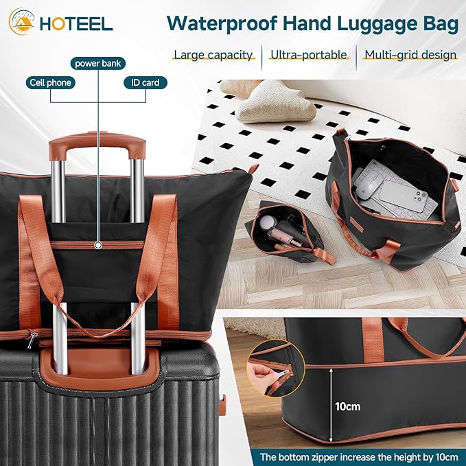 Hoteel Luggage 6-piece Set, 360° Universal Suitcases - Image 4