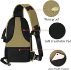 MOSISO Camera Sling Bag, DSLR/SLR/Mirrorless Camera Backpack Case Shockproof - Image 4