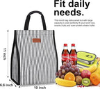 Lunch Bags for Women Insulated Reusable Lunch Tote - Image 2