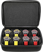 Juntan 8 Slots Hard Watch Travel Case, Portable Nylon Zipper Storage Organizer - Image 6