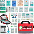380 Pieces Deluxe First Aid Kit Compact Trauma Medical Kits by SuccorWare%C2%AE