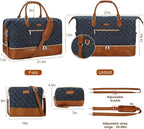 Weekender Bag for Women, Travel Duffel Bag Carry On Overnight Bag - Image 7