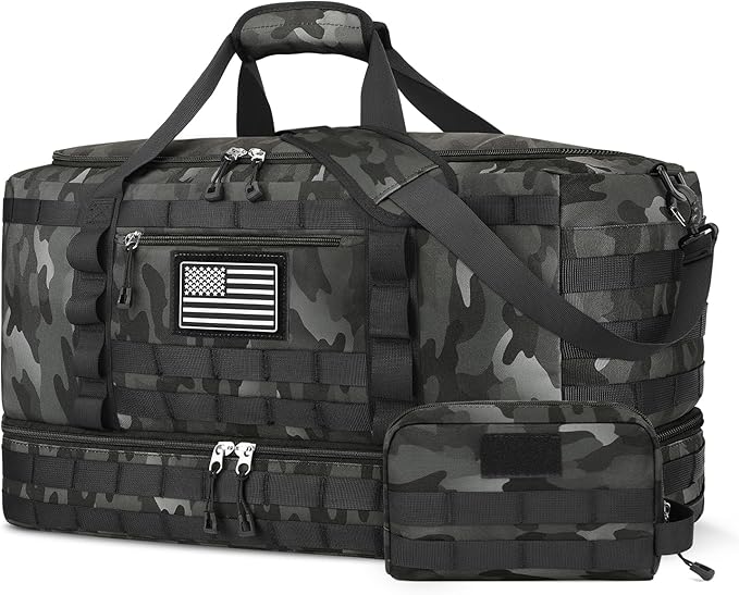 ETRONIK Travel Bag for Men Women, Gym Bag & Tactical Duffle Bags for Travel by ETRONIK