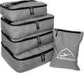 5 Set Packing Cubes for Travel Large Suitcase Luggage Organizer Bags Travel by HOPSOOKEN