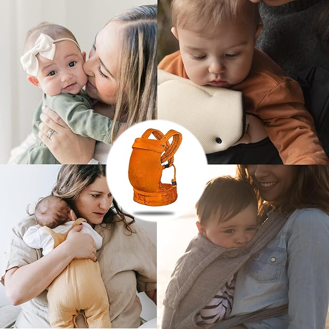 Baby Carrier for Newborn to Toddler, Cozy Baby Wrap Carrier 7-35 lbs, Ergonomic - Image 8