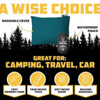 Wise Owl Outfitters Camping Pillow – Memory Foam Travel Pillow - Image 2