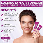 Instant Firming & Tightening Eye Cream (12 ml) – Temporarily Reduces Under-Eye Bags, Puffiness, Wrinkles & Fine Lines for a Youthful Appearance with Results Lasting 8 Hours