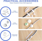 Chouky Cable Organizer Box Set of Three, Power Cover Cord Holder Surge Protector - Image 4