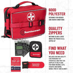 Surviveware 238 Pcs Comprehensive Premium Survival First Aid Kit - Image 3
