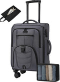 LOVEVOOK Carry On Luggage Airline Approved, Suitcases by LOVEVOOK