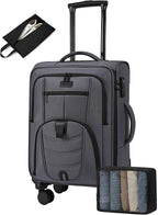 LOVEVOOK Carry On Luggage Airline Approved, Suitcases by LOVEVOOK