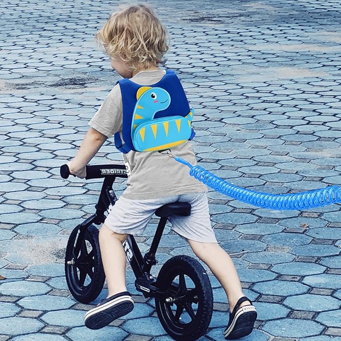 Accmor Toddler Harness with Leash, Cute Dinosaur Kids Harness + Anti Lost Wrist - Image 5