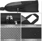 8 Set Compression Packing Cubes Travel, Lightweight Expandable Travel Cubes - Image 5