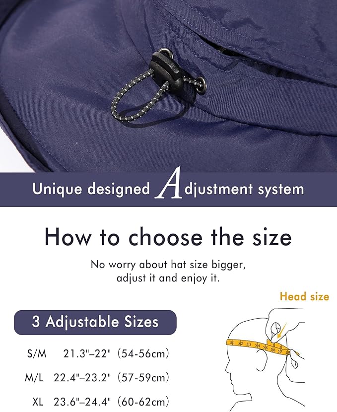 UV 50 Sun Hat for Women Wide Brim - Image 3
