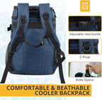 Tactical Backpack Cooler, Soft Lightweight Leakproof Cooler Backpack, Insulated - Image 7