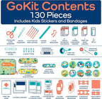 KeepGoing Travel First Aid Kit for Kids – 130 Pc. for Car, Diaper Bag & Backpack - Image 6